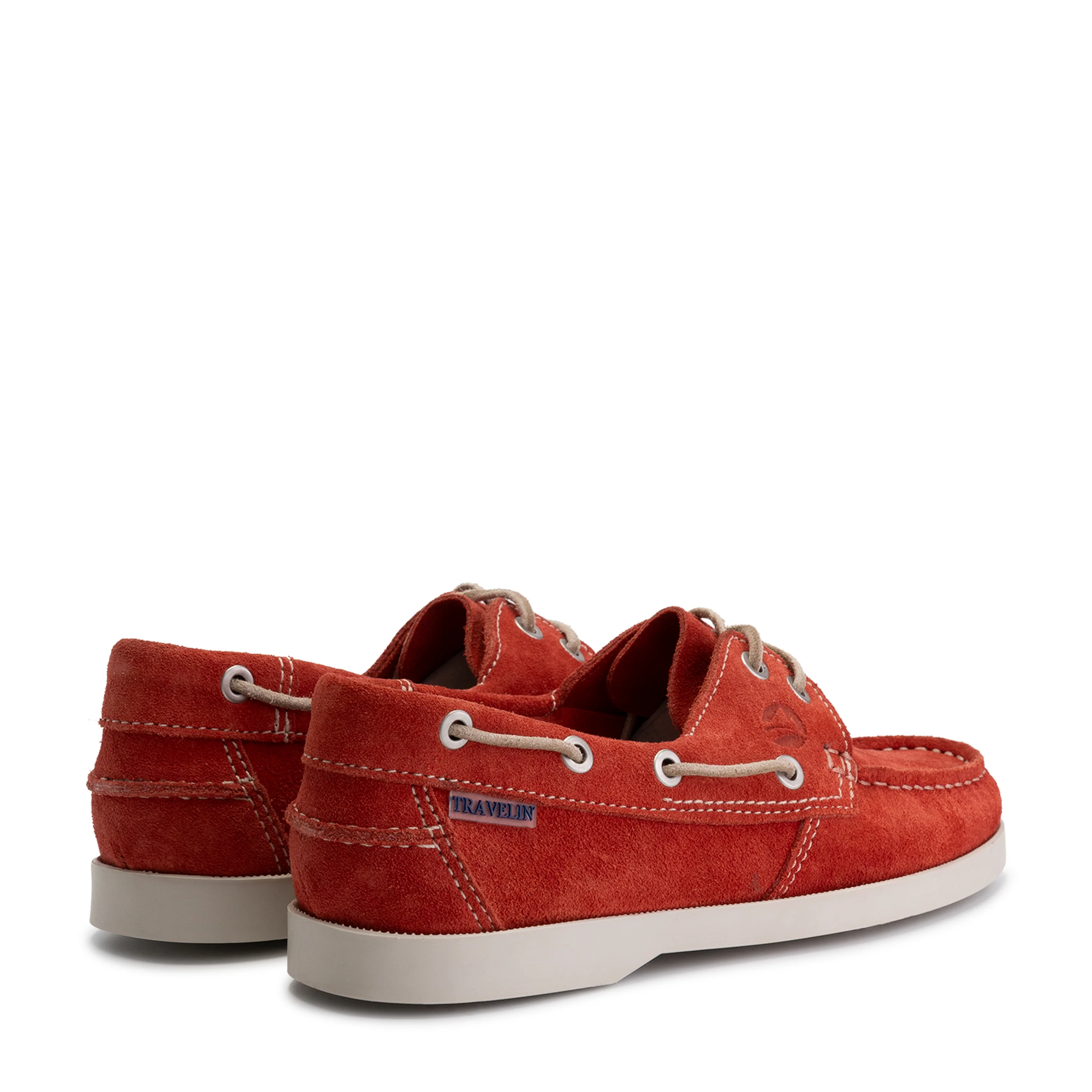 Penzance Women - Boat shoes - Suede - Red - Image 2