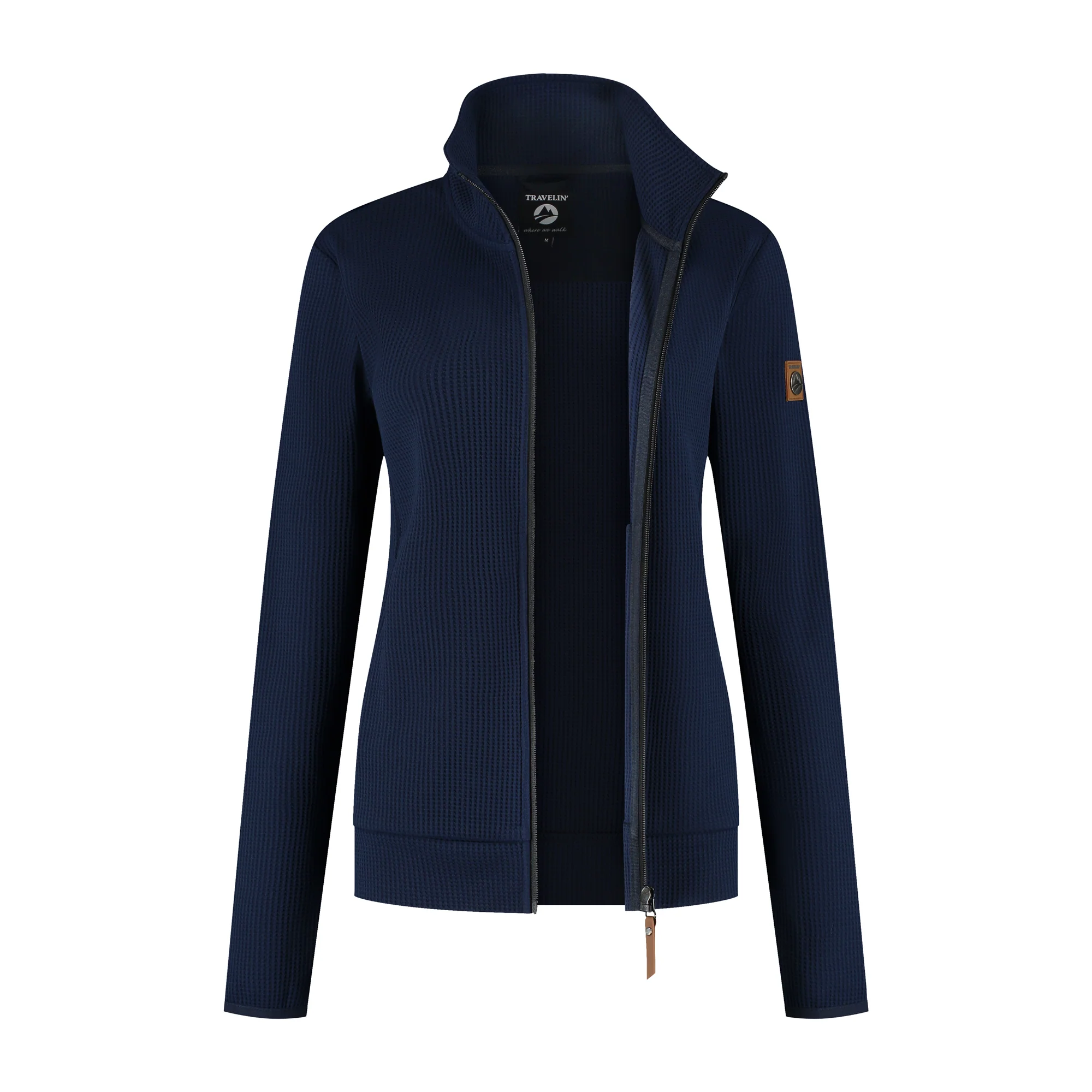 Pia Women - Outdoor cardigan - Navy - Image 4