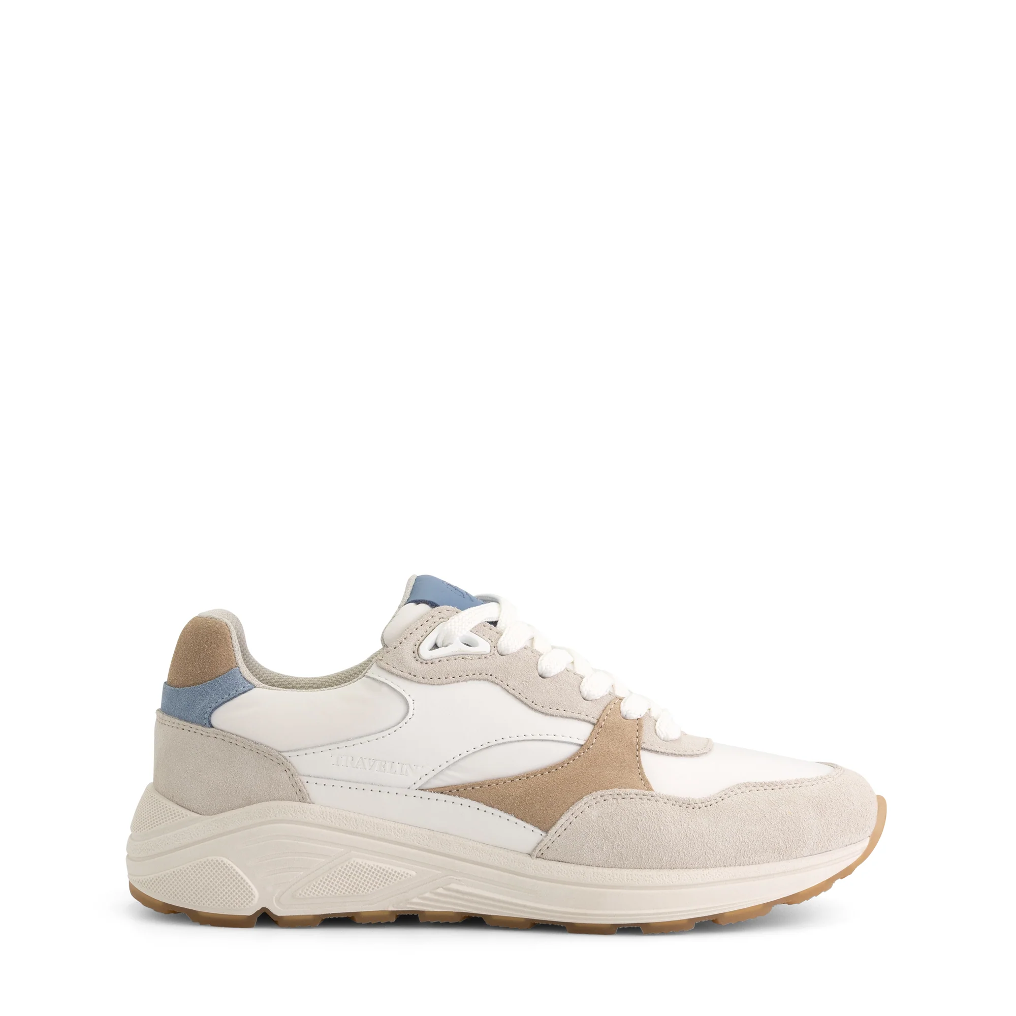 Rayleigh Women - Sneakers - Leather - Sand/Blue - Image 3