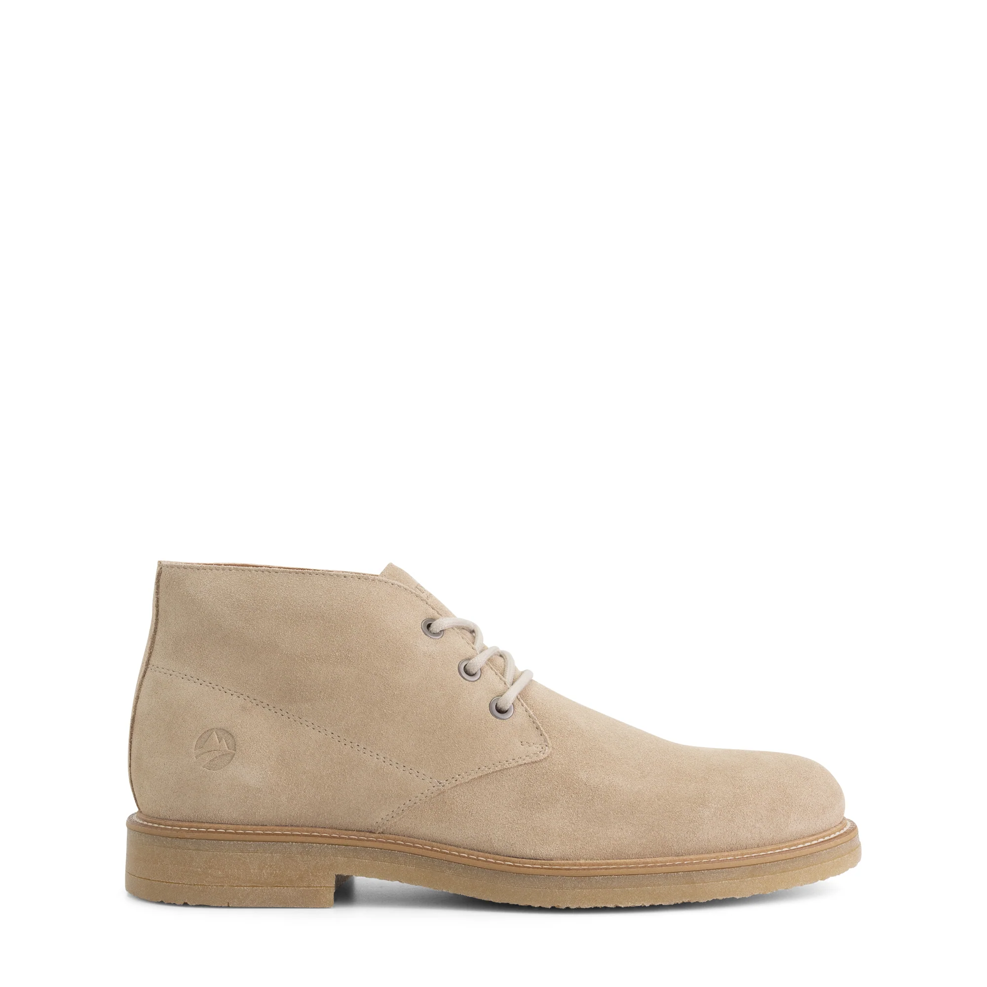Redhill Men - Mid lace-up shoes - Suede - Sand - Image 3