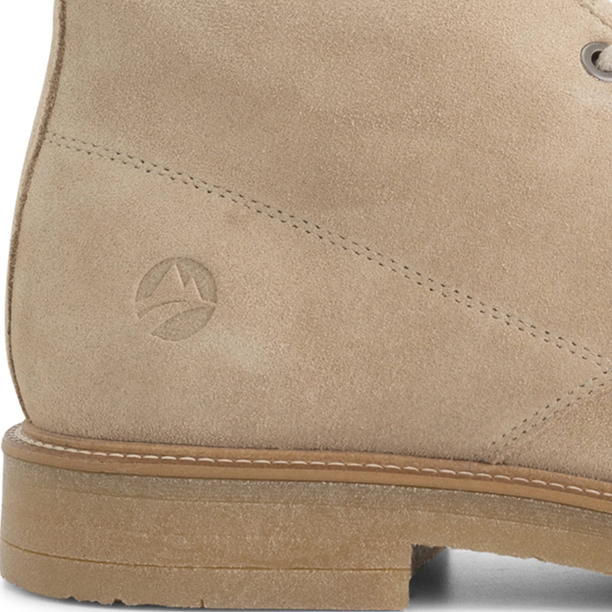 Redhill Men - Mid lace-up shoes - Suede - Sand - Image 6
