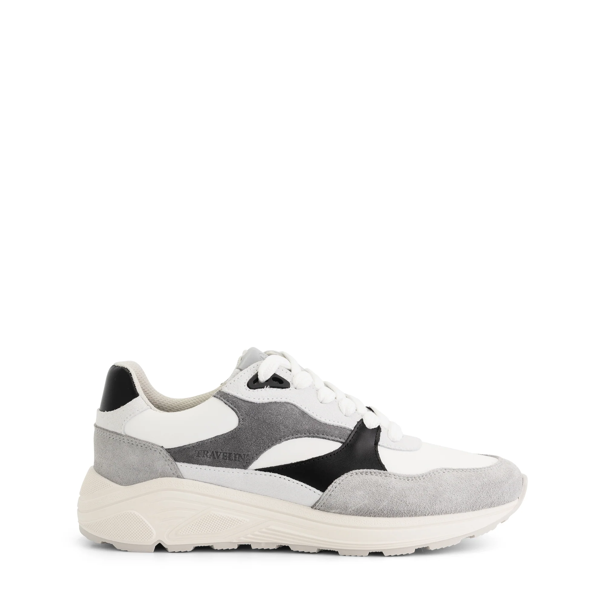Royston Women - Sneakers - Leather - Grey/Black - Image 3
