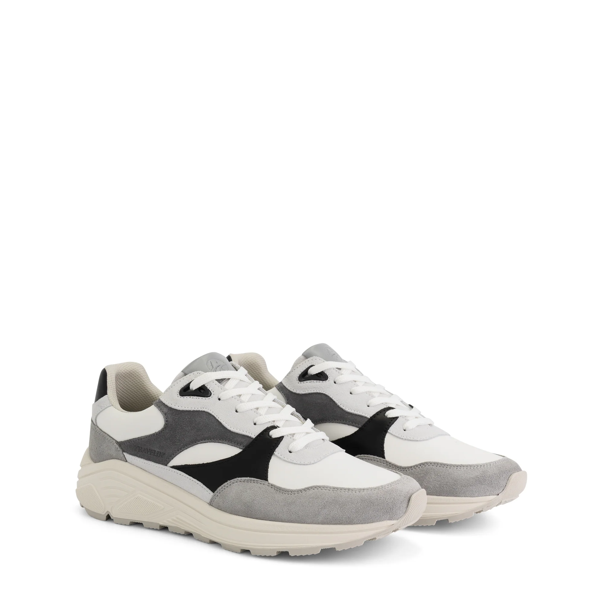 Rushden Men - Sneakers - Leather - Grey/Black