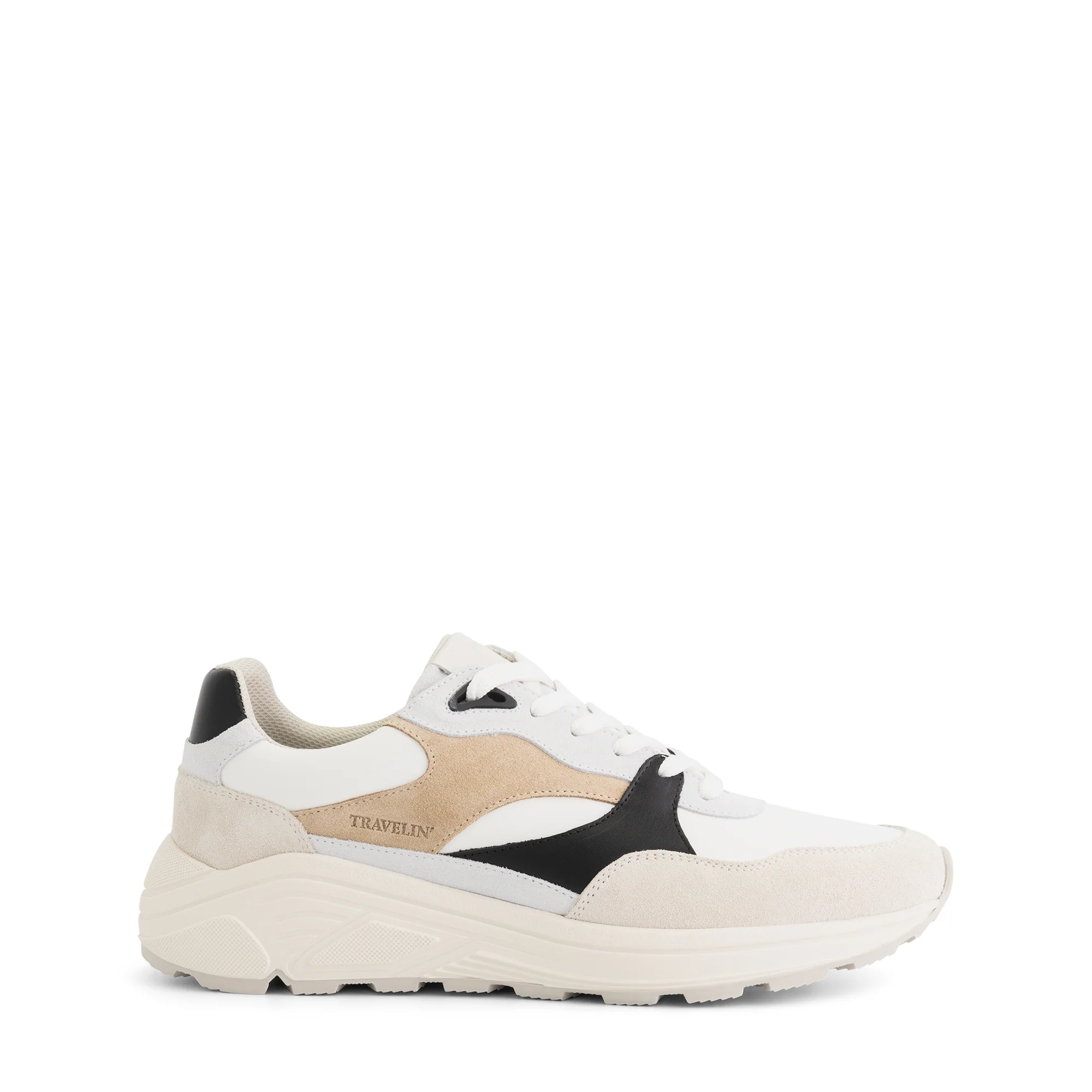 Rushden Men - Sneakers - Leather - Sand/Black - Image 3