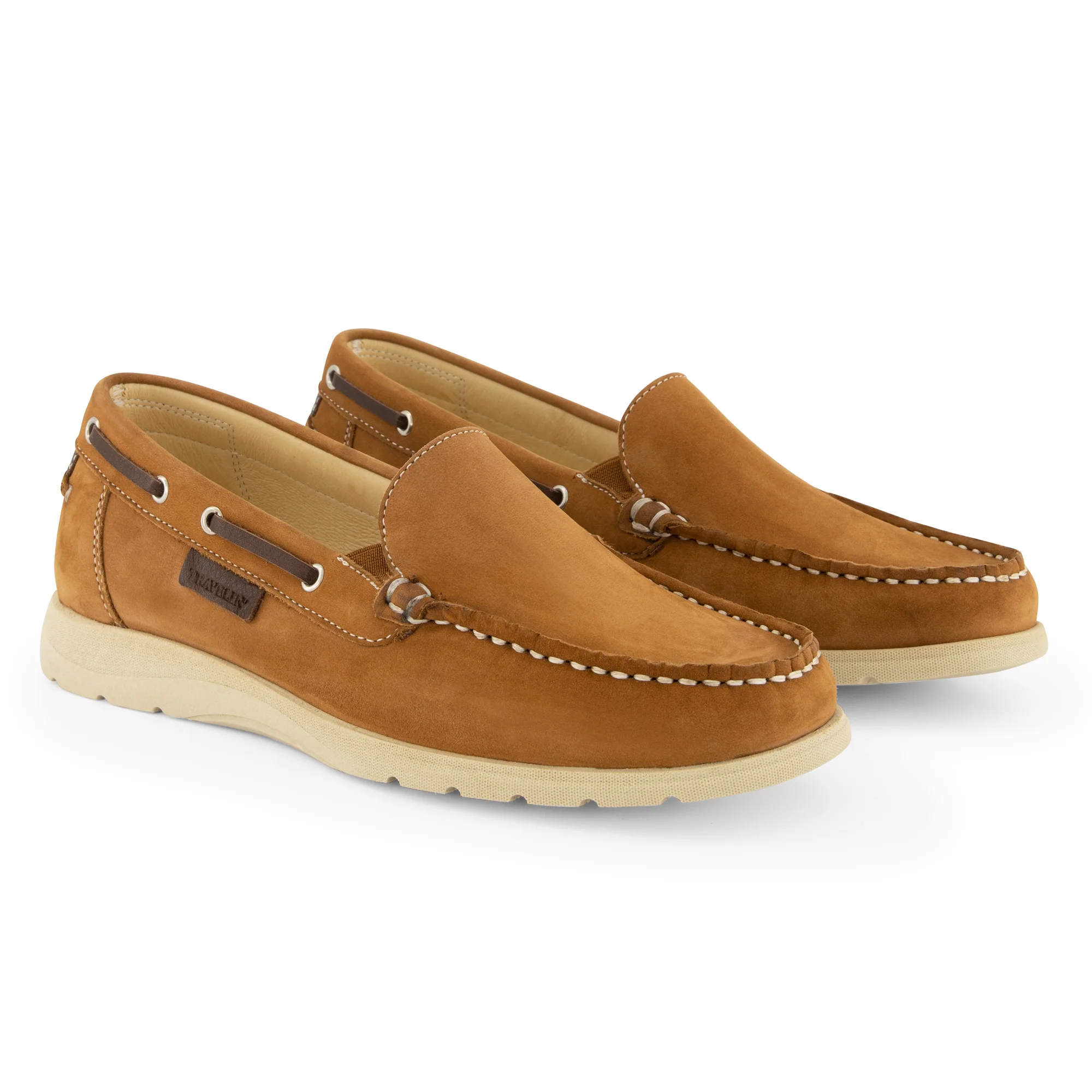 Seatown Women - Slip-ons - Nubuck - Cognac