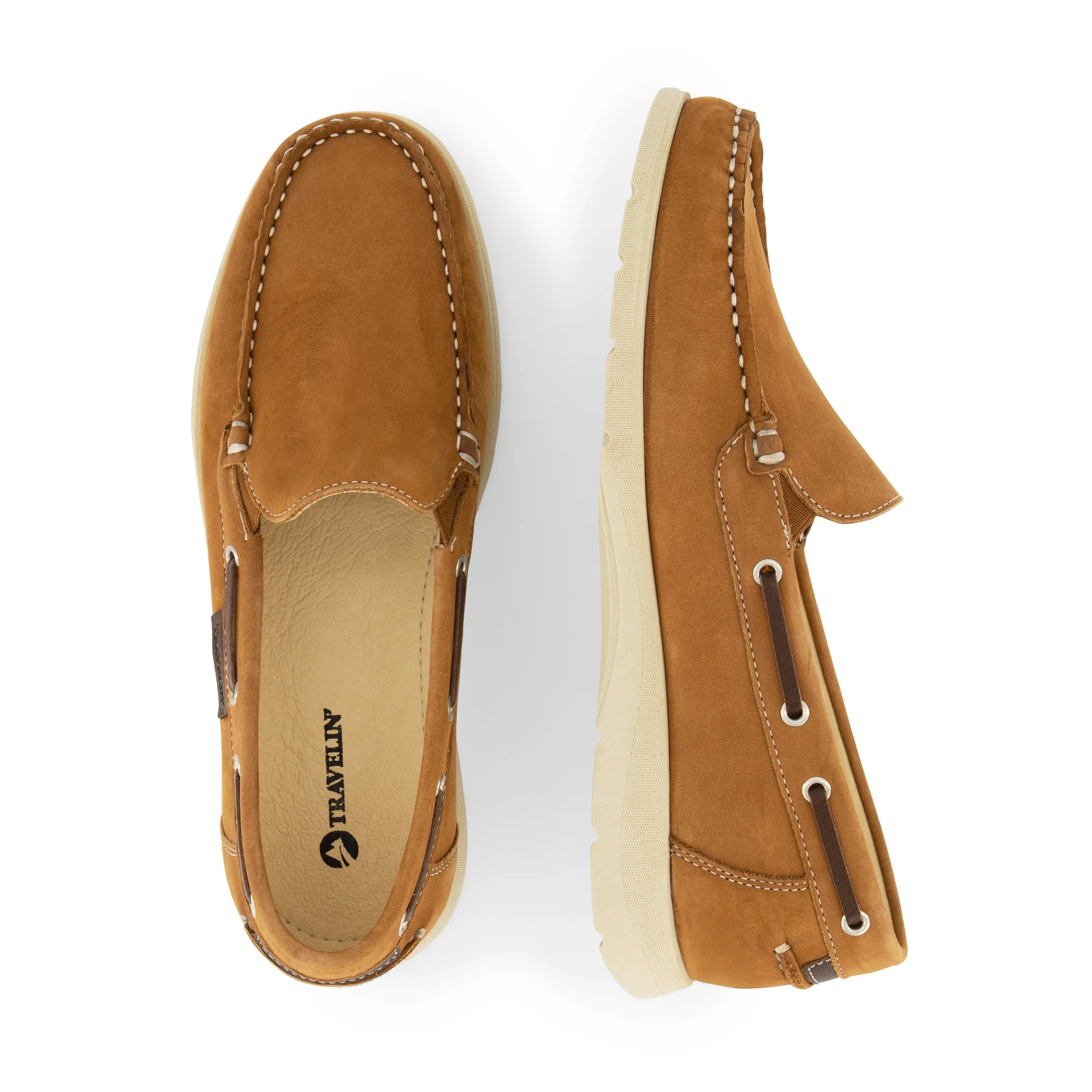 Seatown Women - Slip-ons - Nubuck - Cognac - Image 4
