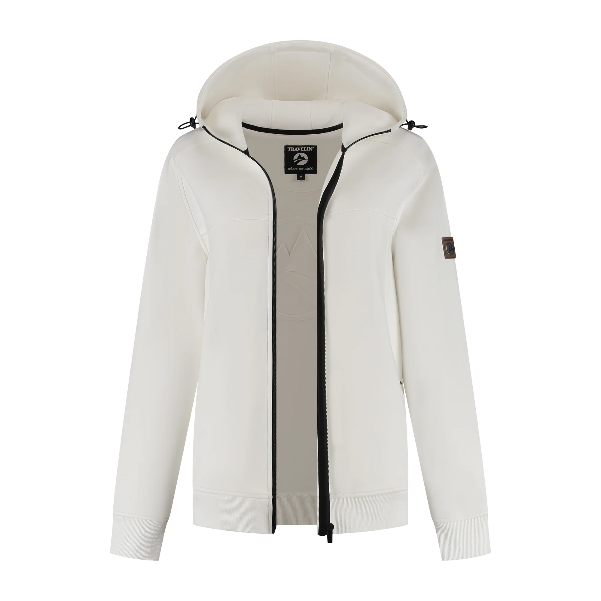 Silje Women - Outdoor cardigan - Sweater - Off-white - Image 4