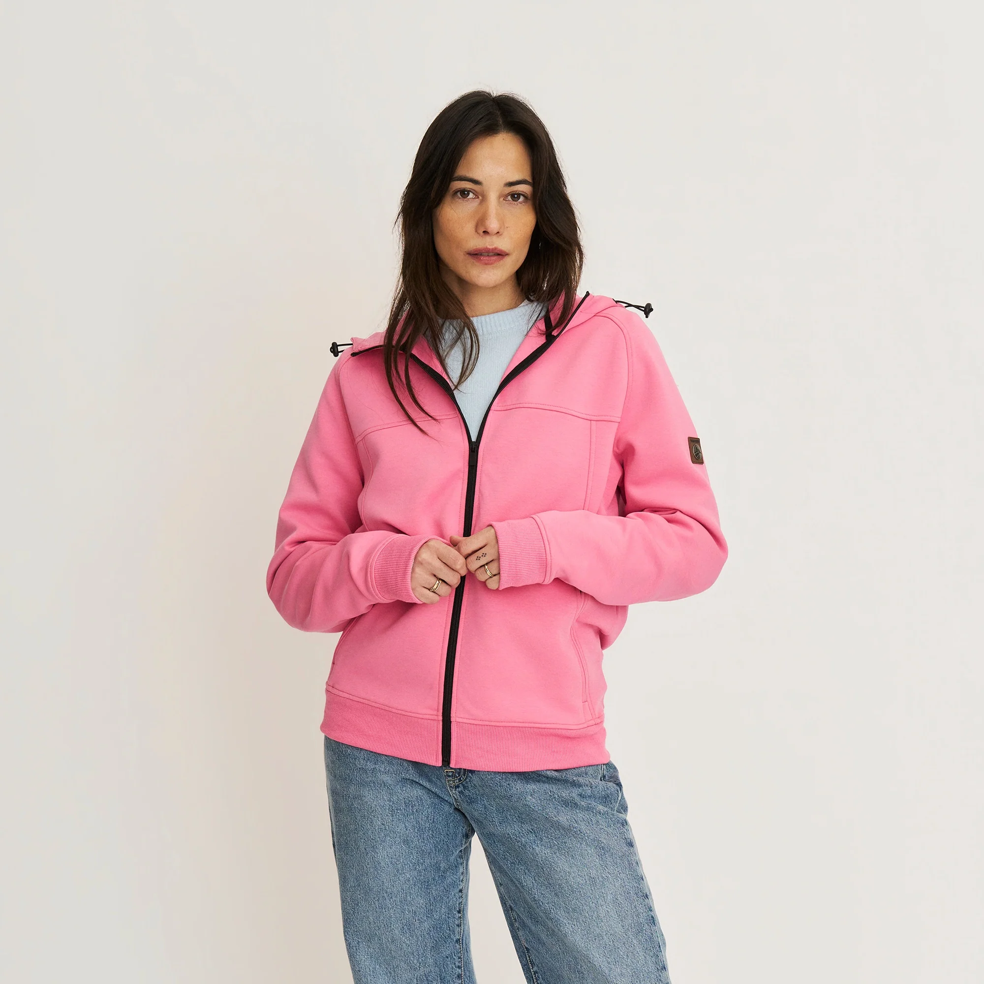 Silje Women - Outdoor cardigan - Sweater - Pink - Image 2
