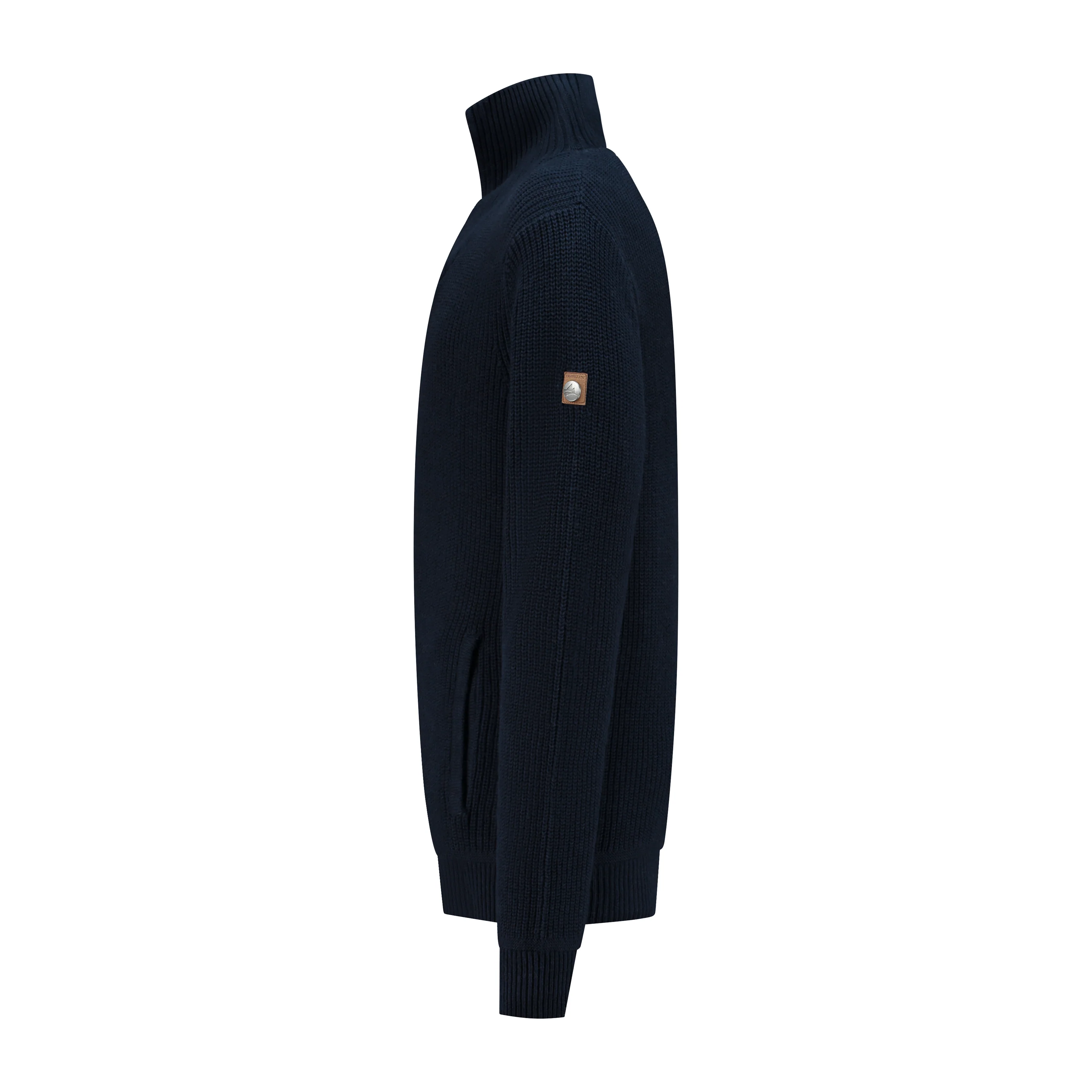 Snowdon Men - Cardigan - Cashmere blend - Navy - Image 5