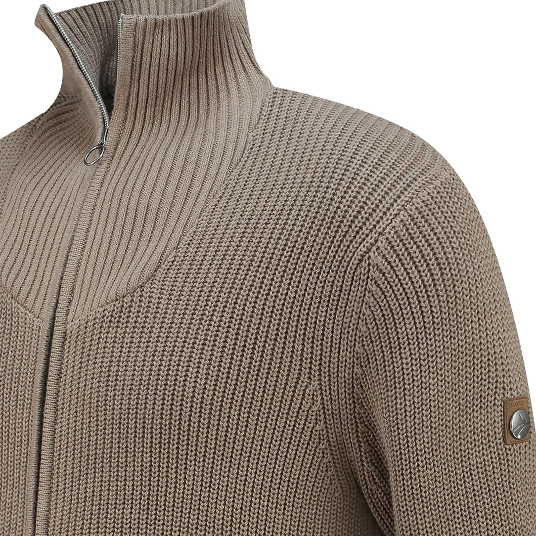 Snowdon Men - Cardigan - Cashmere blend - Sand - Image 7