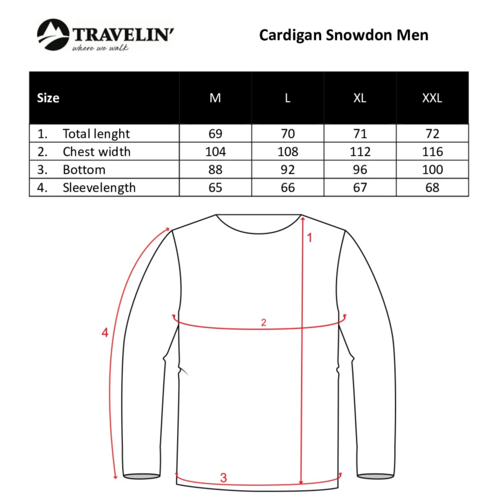 Snowdon Men - Cardigan - Cashmere blend - Sand - Image 8