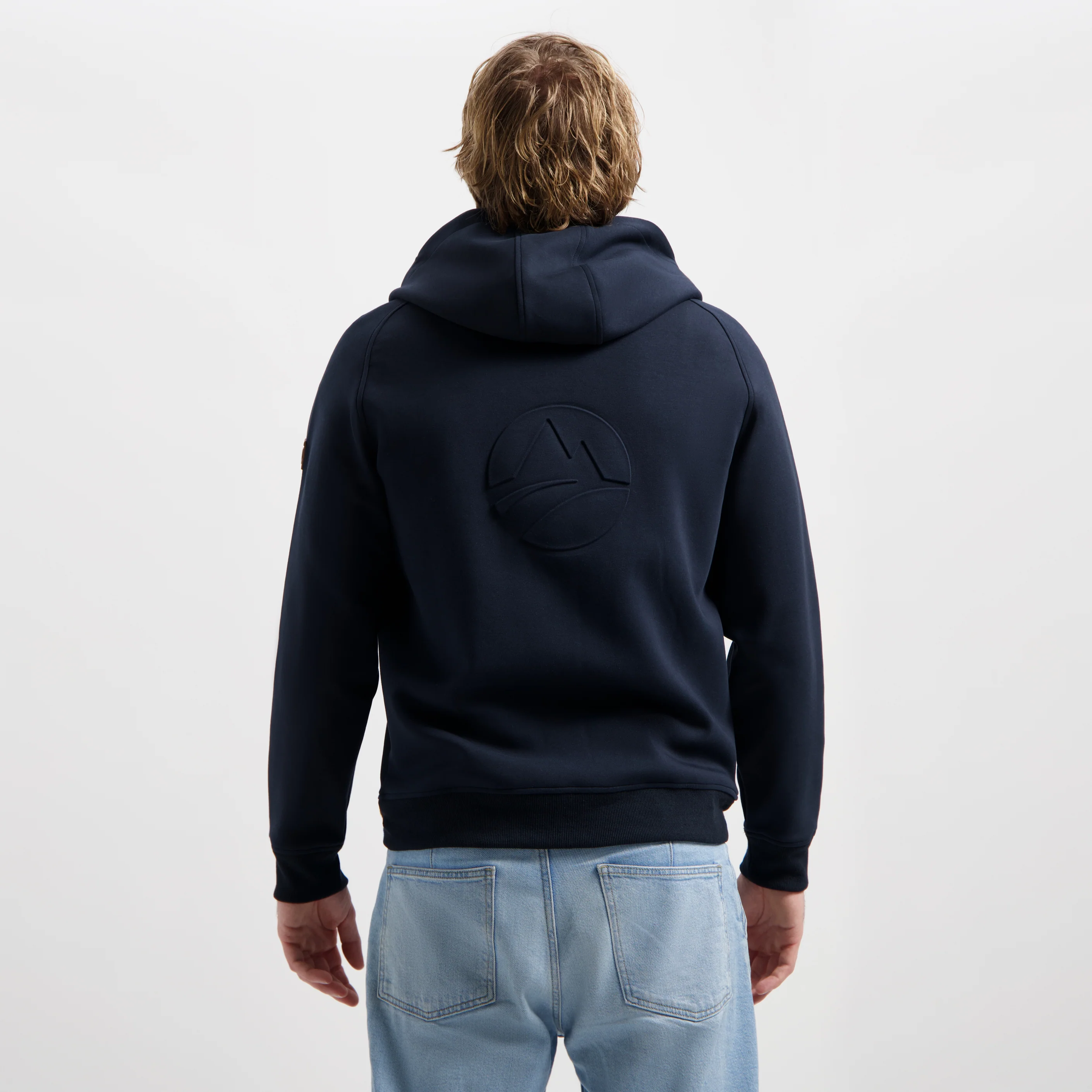Soren Men - Outdoor cardigan - Sweater - Navy - Image 3