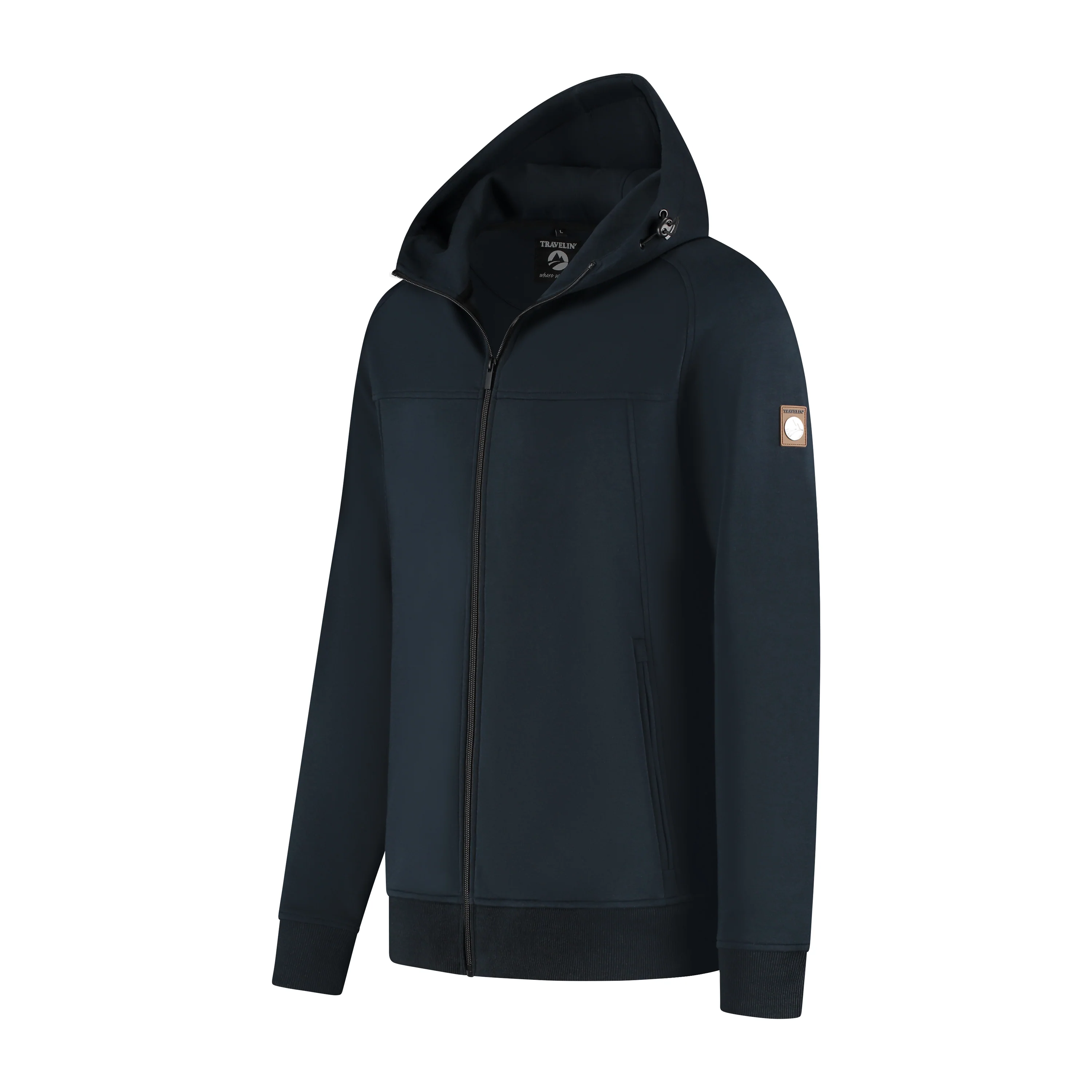 Soren Men - Outdoor cardigan - Sweater - Navy - Image 4