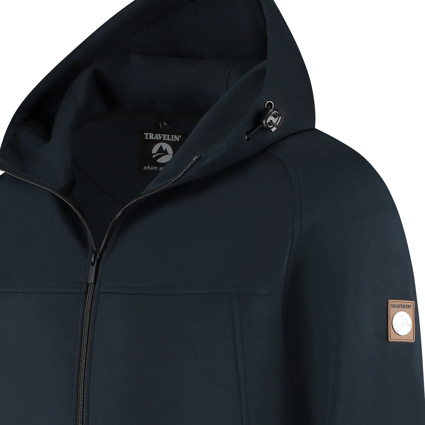 Soren Men - Outdoor cardigan - Sweater - Navy - Image 8