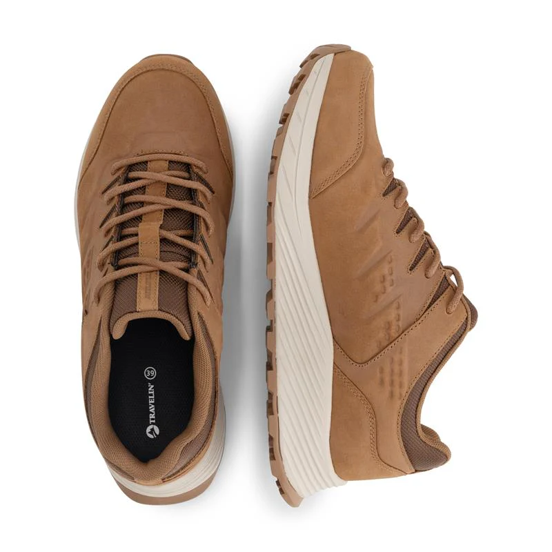 Stege Women - Low hiking shoes - Waterproof - Cognac - Image 4