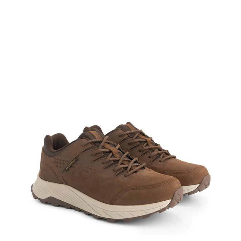Stege Women - Low hiking shoes - Waterproof - Dark brown