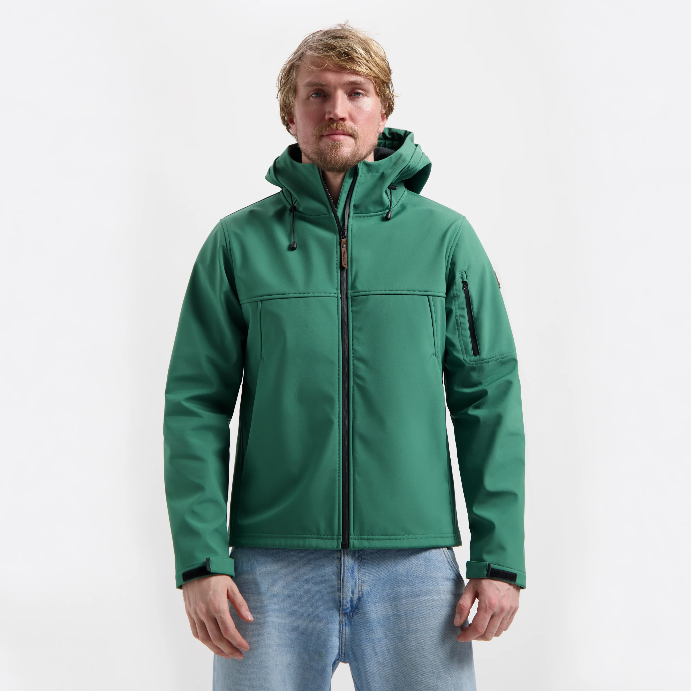 Stian Men - Softshell jacket - Waterproof - Dark green - Image 2