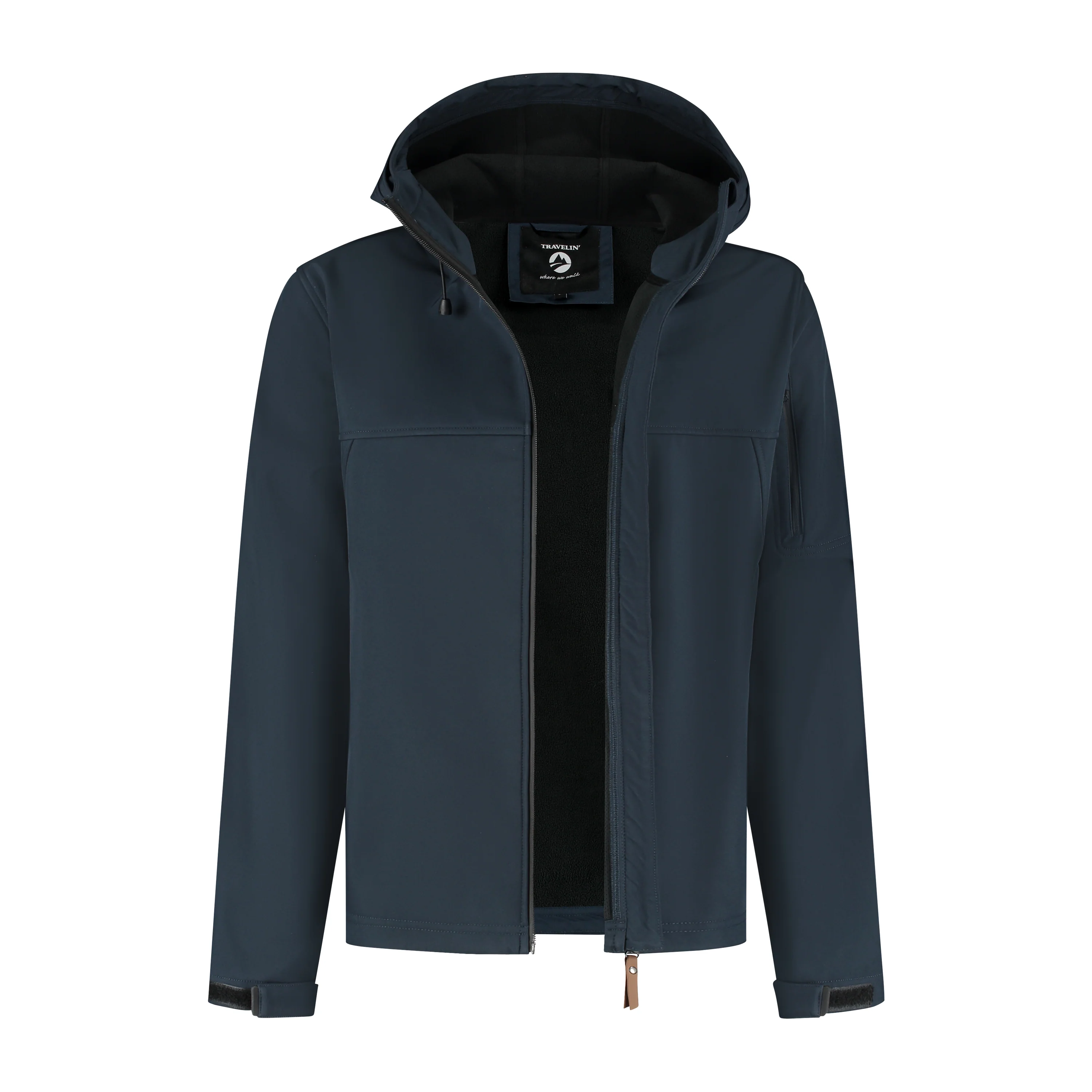 Stian Men - Softshell jacket - Waterproof - Navy - Image 5