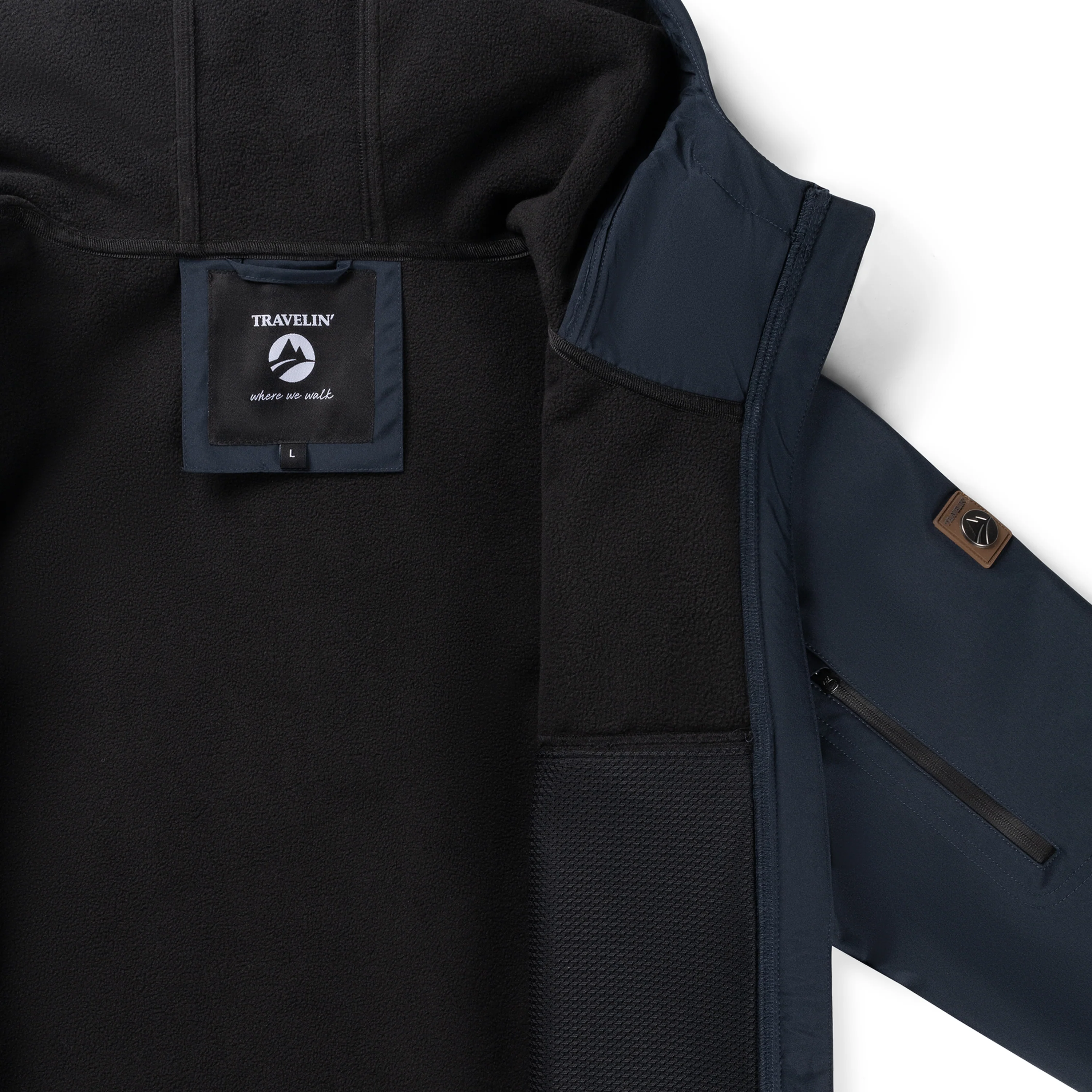 Stian Men - Softshell jacket - Waterproof - Navy - Image 9