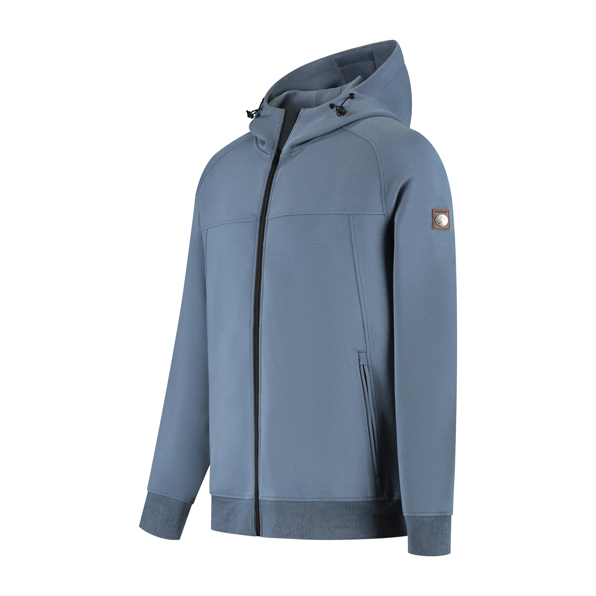 Stig Men - Outdoor cardigan - Sweater - Blue - Image 3