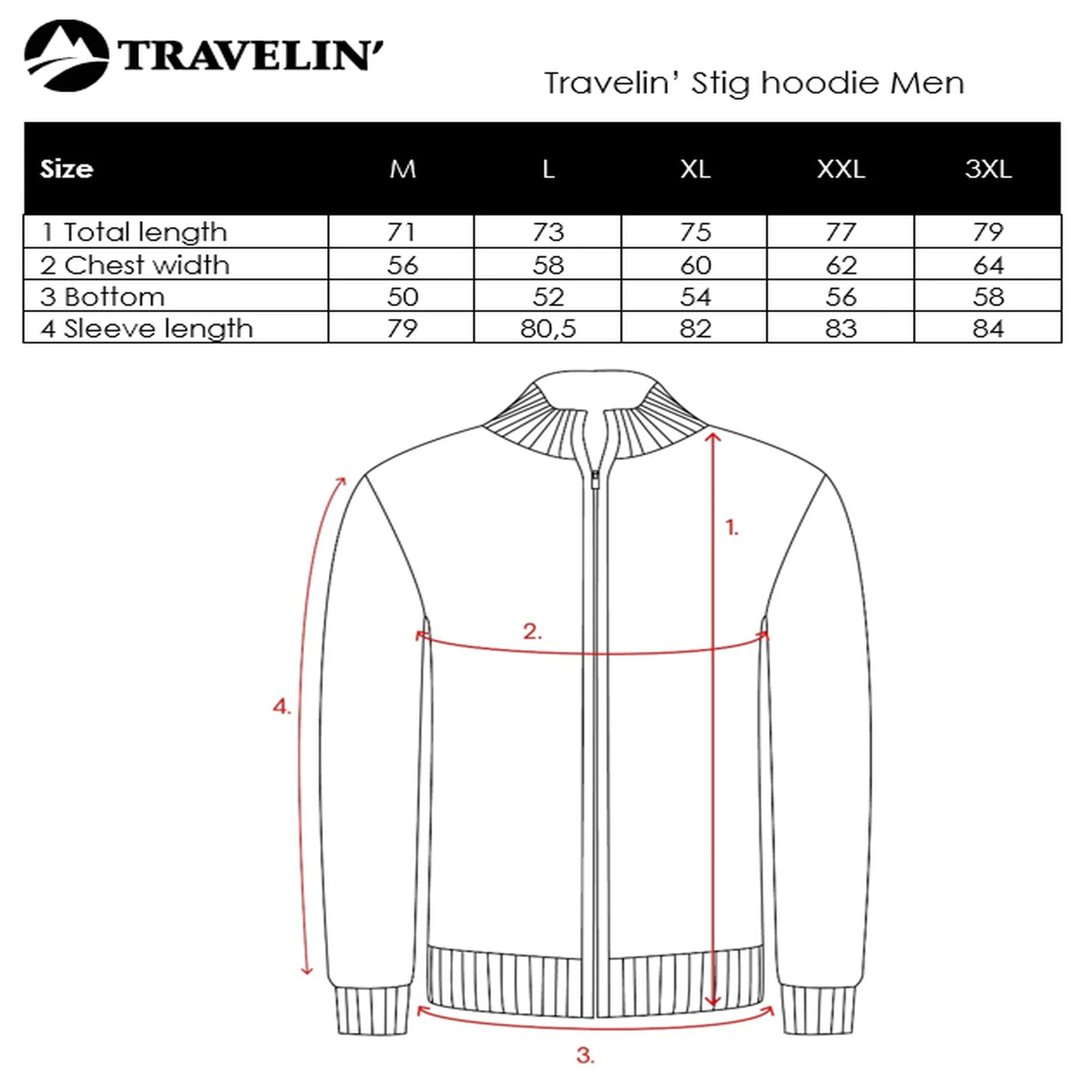 Stig Men - Outdoor cardigan - Sweater - Blue - Image 8