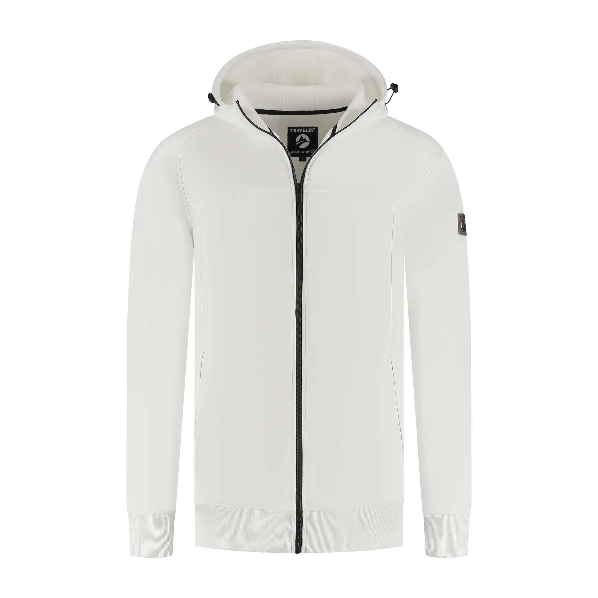 Stig Men - Outdoor cardigan - Sweater - Off-white