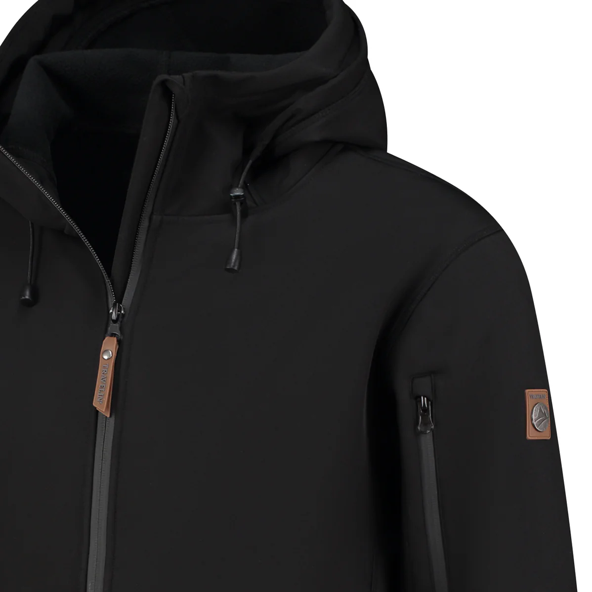 Sverre Men - Softshell jacket - Waterproof - Black - Image 7