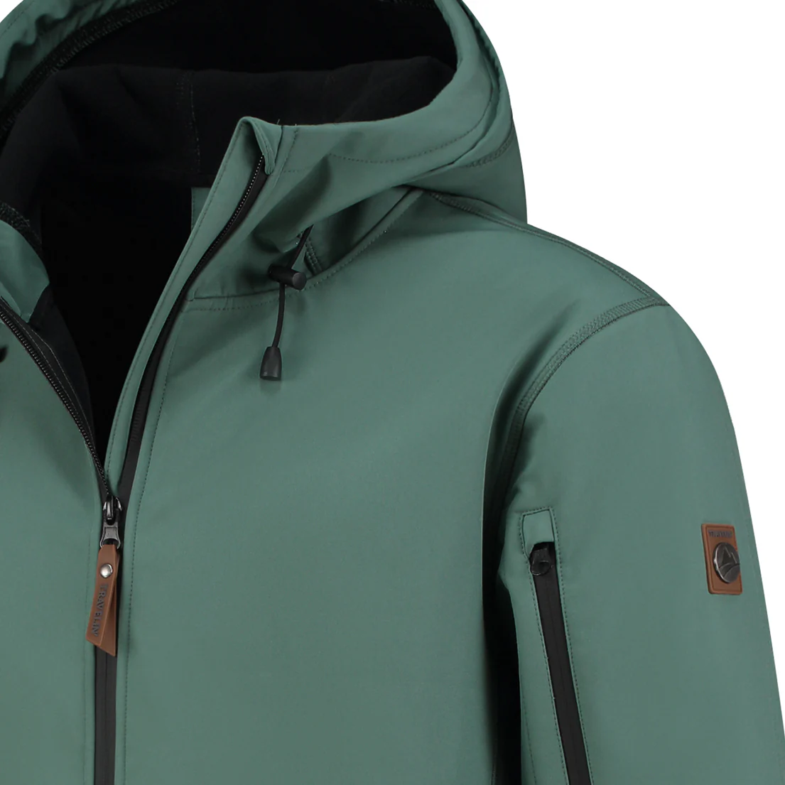 Sverre Men - Softshell jacket - Waterproof - Green - Image 7