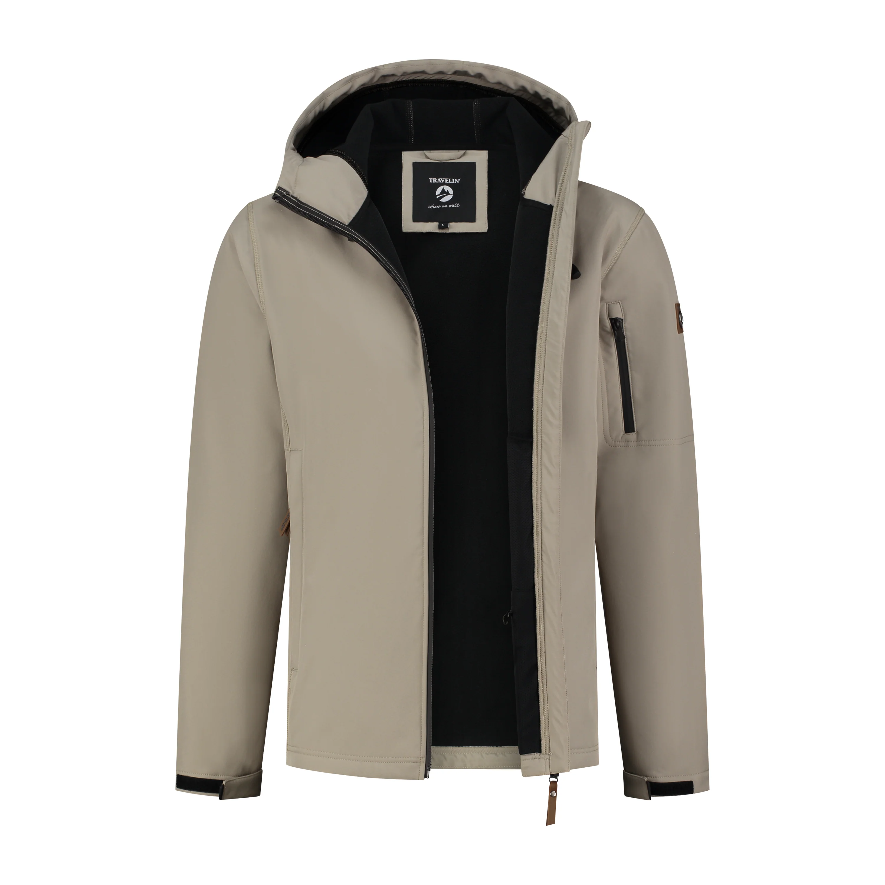 Sverre Men - Softshell jacket - Waterproof - Sand - Image 4