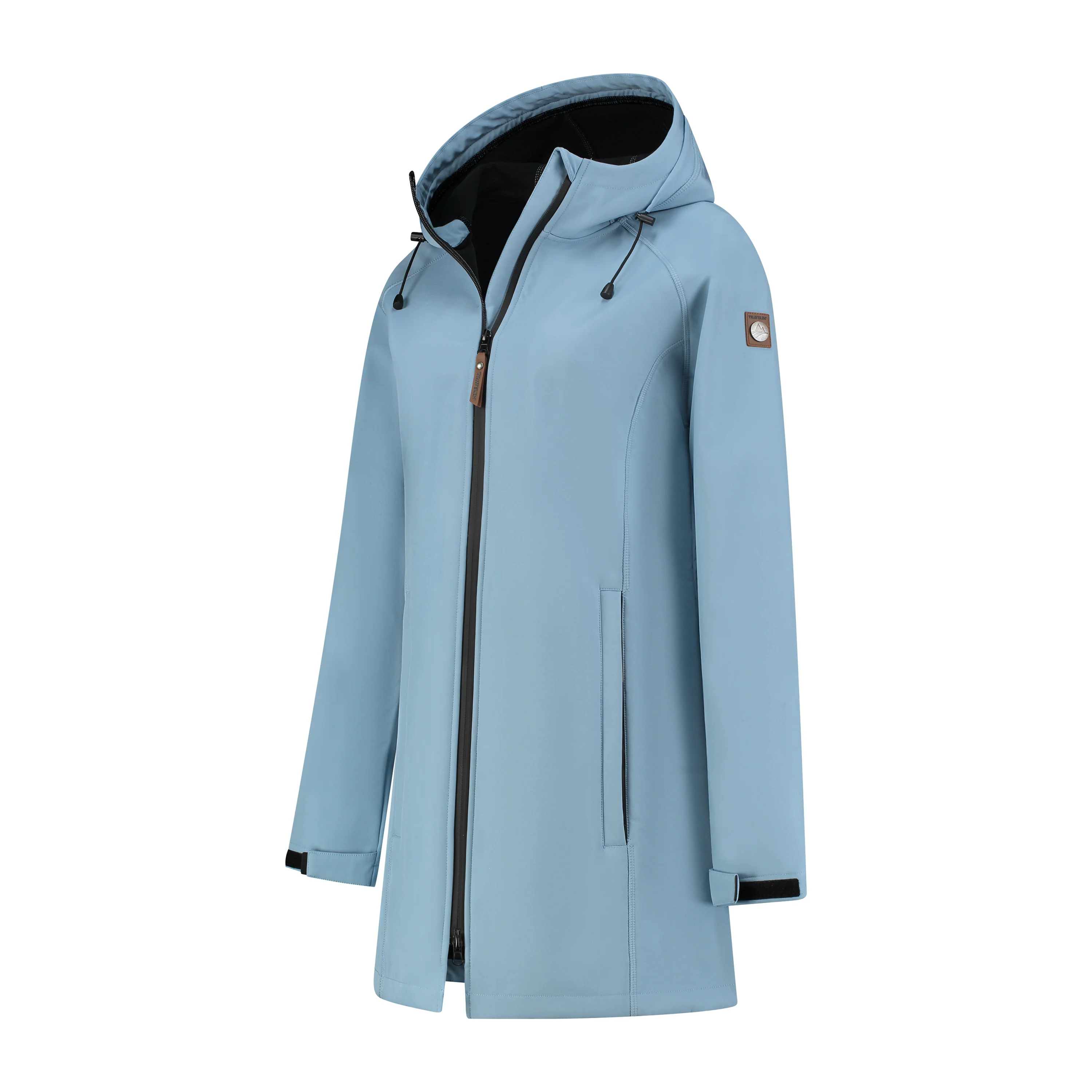 Tuula Women - Softshell jacket - Waterproof - Blue - Image 3