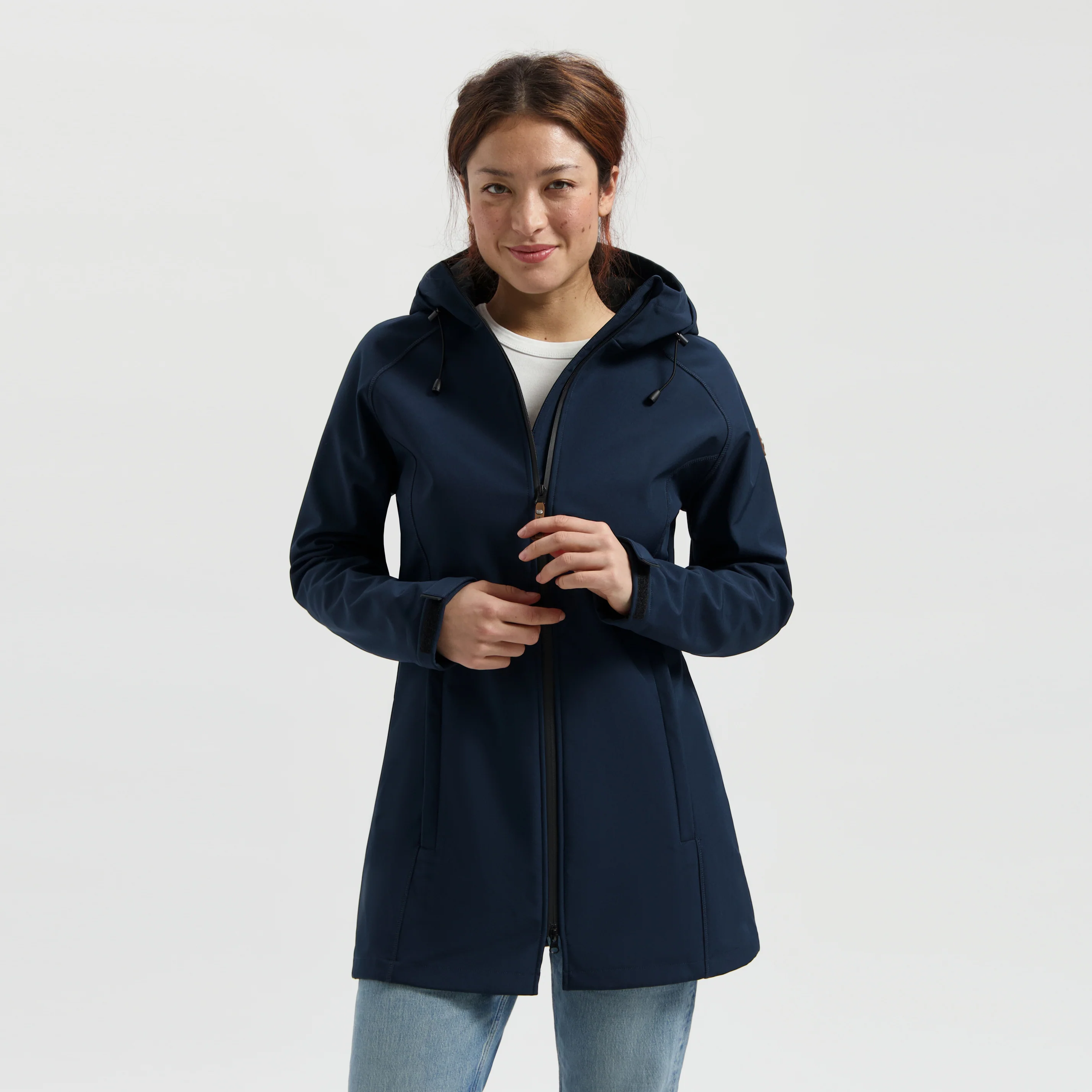 Tuula Women - Softshell jacket - Waterproof - Navy - Image 2