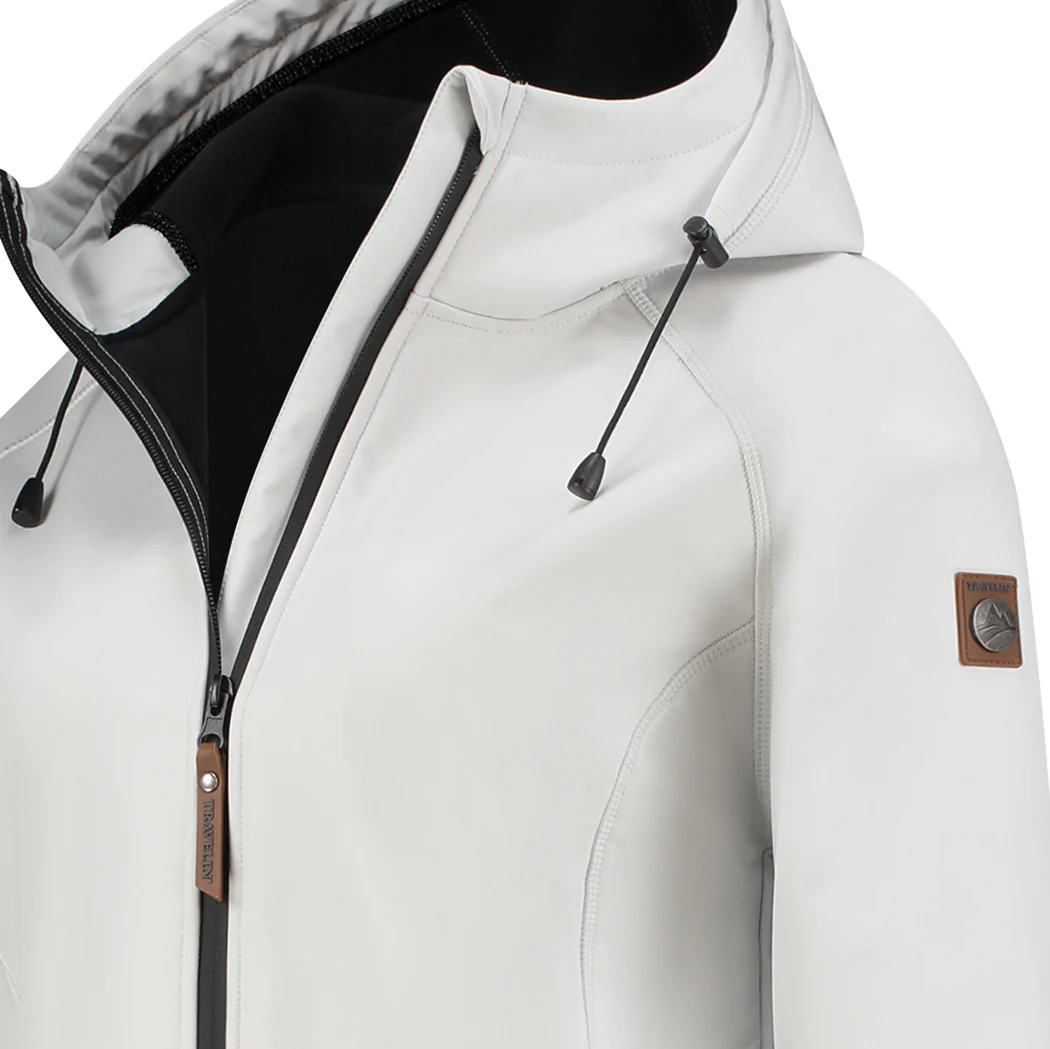 Tuula Women - Softshell jacket - Waterproof - Off-white - Image 7