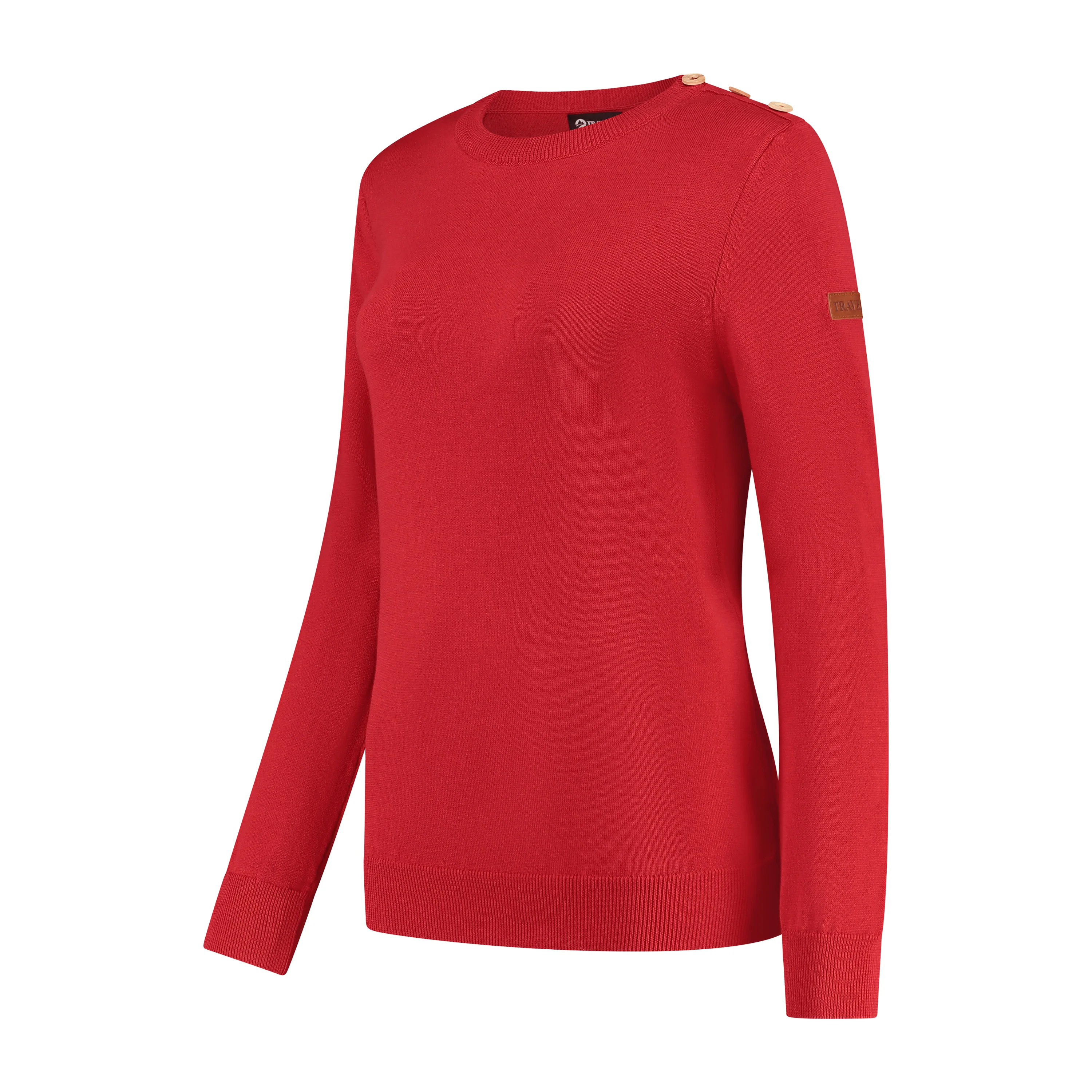 Vadstena Women - Knitted sweater - Red - Image 2
