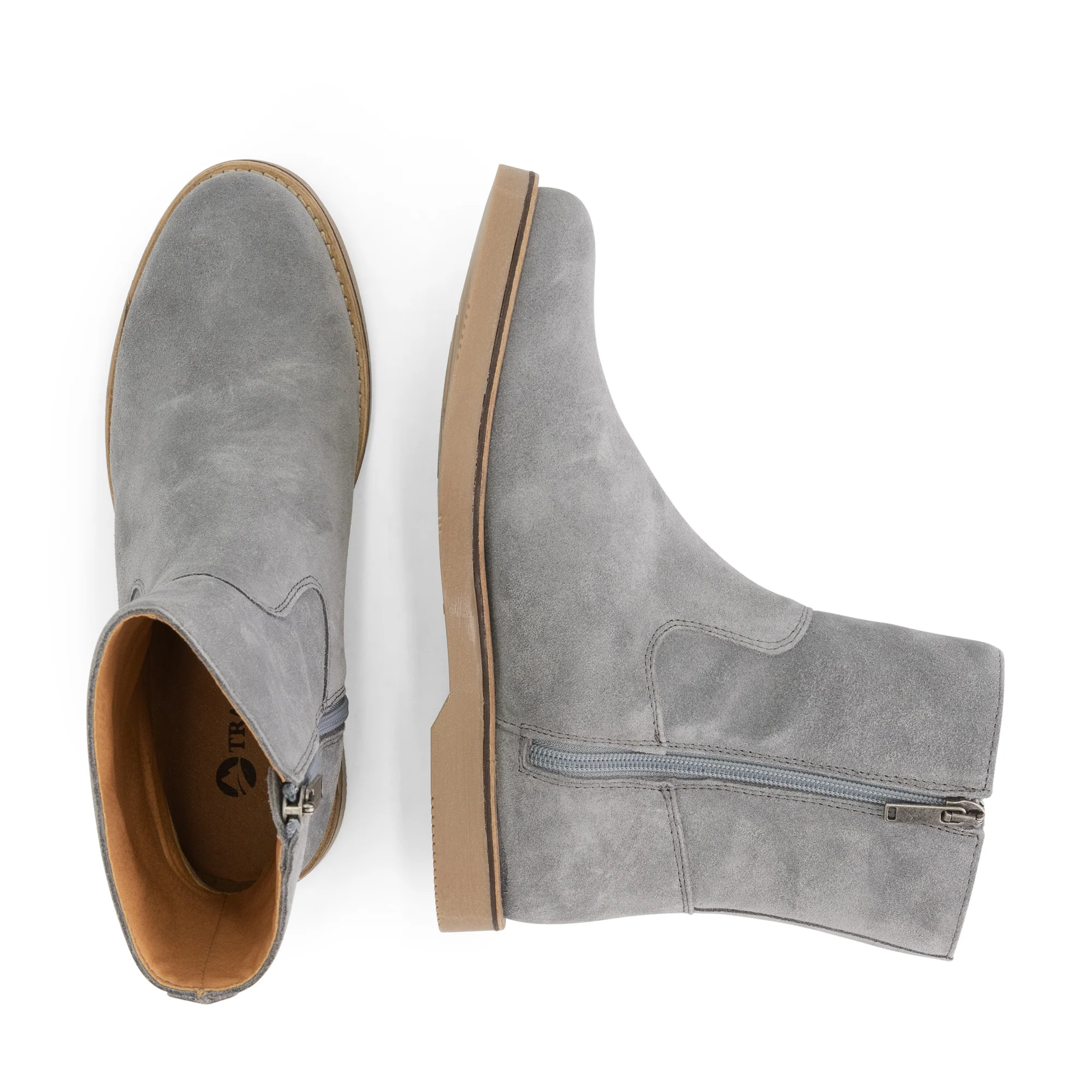 Vivienne Women - Ankle Booties - Suede - Grey - Image 4
